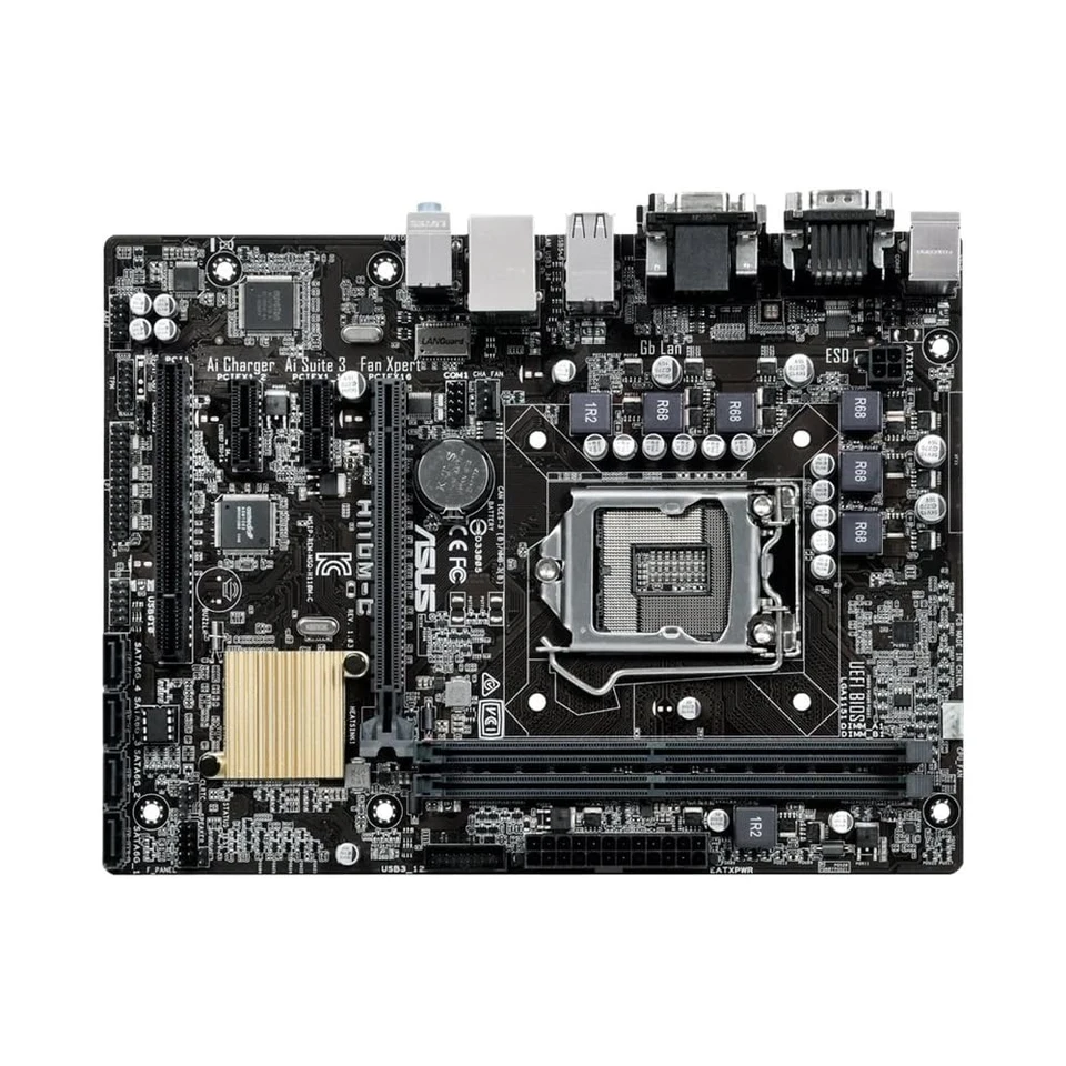 ASUS H110M-C マザーボード LGA 1151 ソケットサポート i7-6700 i7