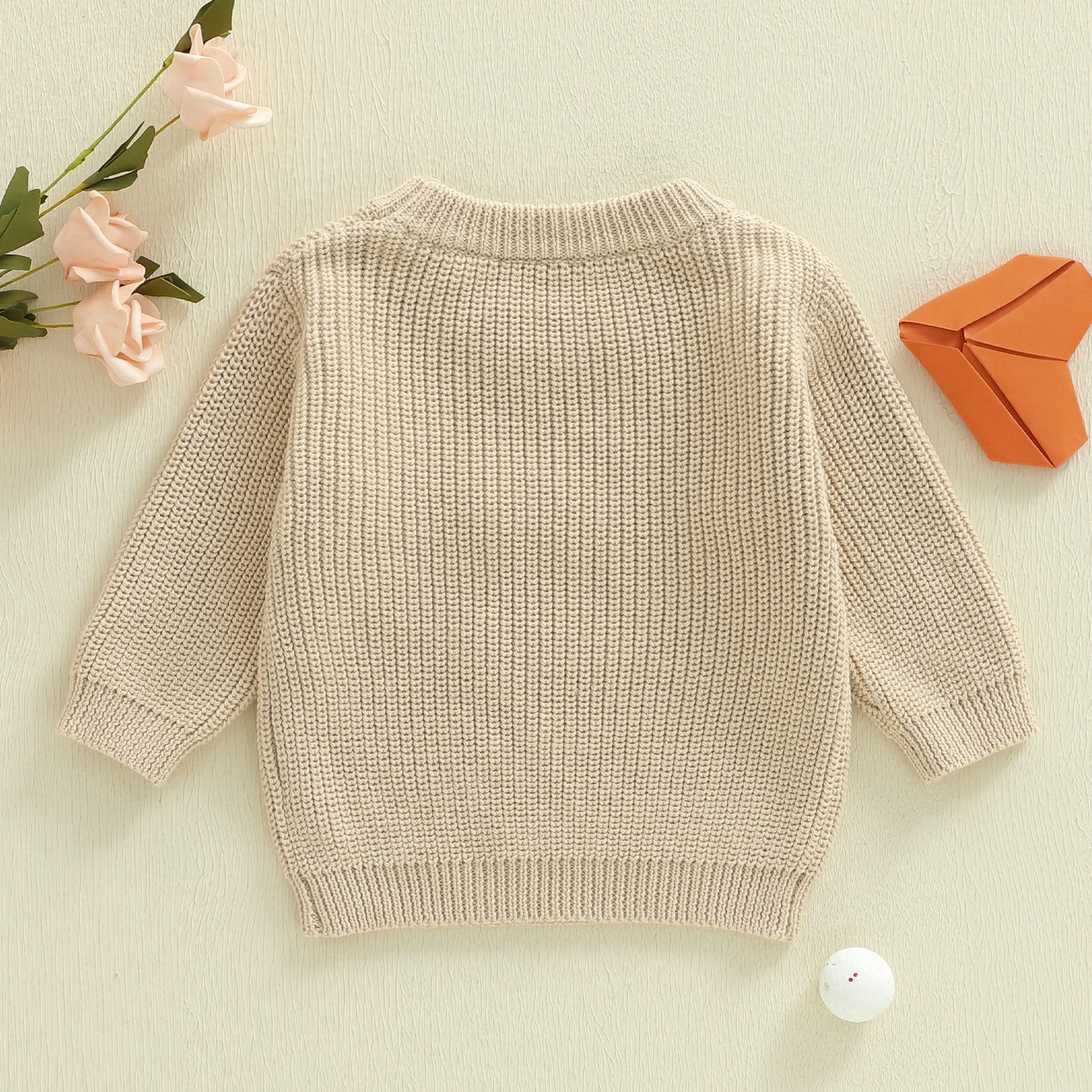   소년 발렌타인 스웨터 유행 편지 하트 자수 크루 넥 긴 소매 니트 탑 어린이 스웨터