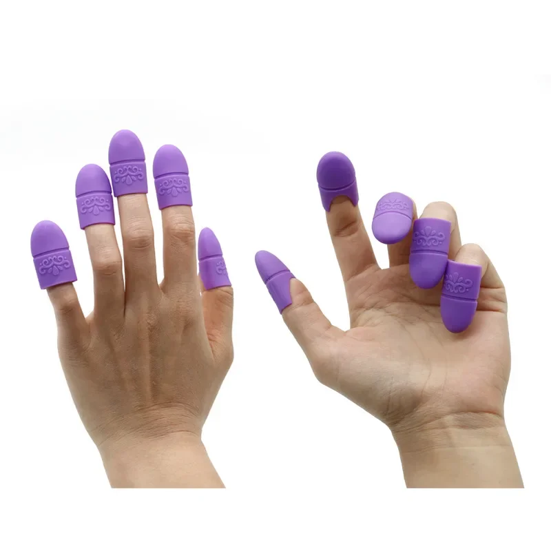 Nail polish remover nail gel remover nail polish remover wraps 10PC Nail Polish Clip Soak Off Silicone Cap UV Gel Polish Remover Wraps Degreaser Cleaner Tip Finger Cover Varnish Manicure Tool