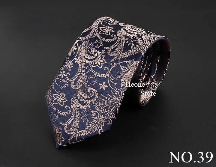 Neue Design Business Paisley Männer Krawatte Rot Blau Grün Lila Dünne Dünne 6 cm Krawatte Luxus Jacquard Hochzeit Party Krawatte zubehör – Detail 40