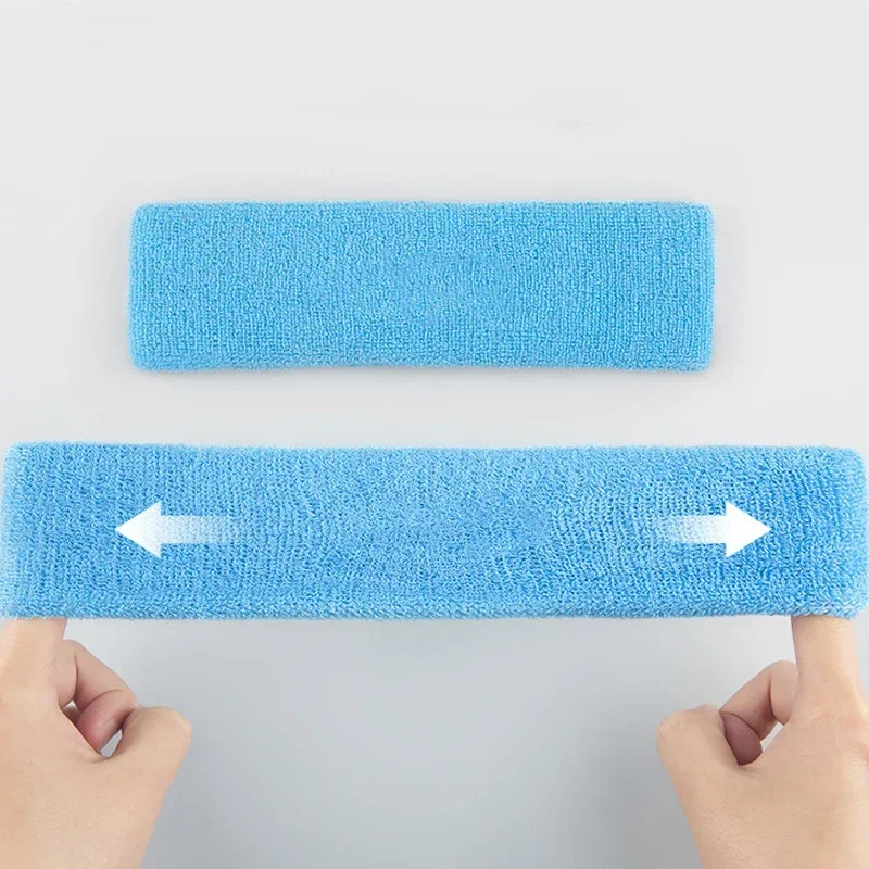 Yoga Sports Sweatband Breathable Absorbent Headband Sweat Hair Head Band Soft Smooth Outdoor Sport Yoga Headband Run Accessories sports headbands