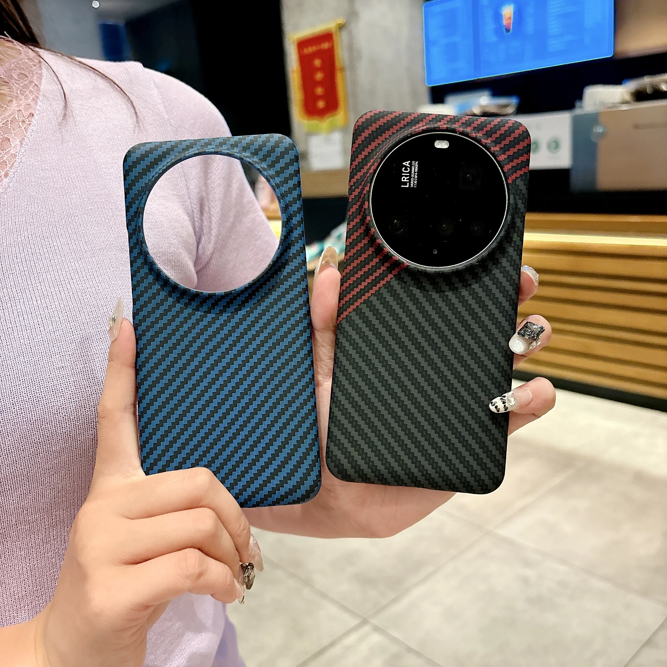 Ultra Thin Matte Hard Carbon Fiber Texture Pattern Cover