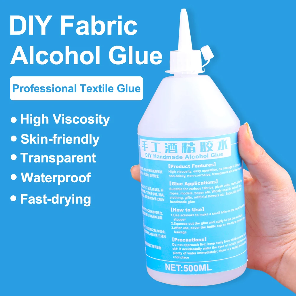 Universal Liquid Glue Alcohol Adhesive Instant Textile Hobby Scrapbooking Fabric Paper Crafts DIY PVA Children School Model Bond 6