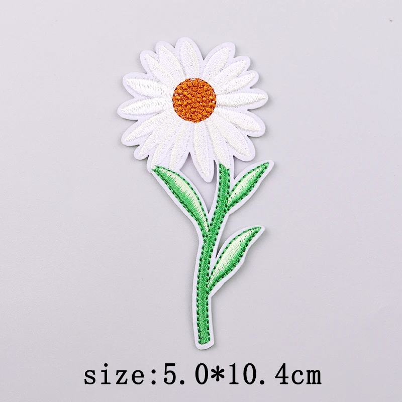 Coppia Toppe Ricamate A Forma Di Cardo E Fiore Oro - Distintivi Da Stirare O Cucire Su Abiti E Accessori