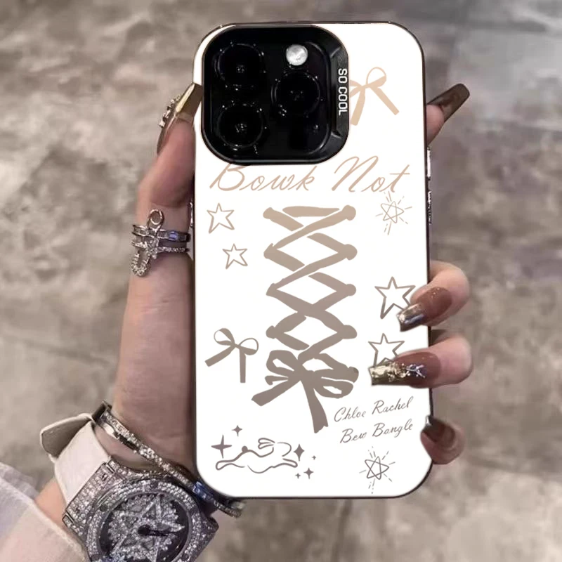 Elegant Lace Bowknot Laser Phone Case