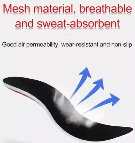 Orthopedic Sport Insoles Shoes Sole Shock Absorption Deodorant Breathable Cushion Running Insoles Man Women Orthopedic