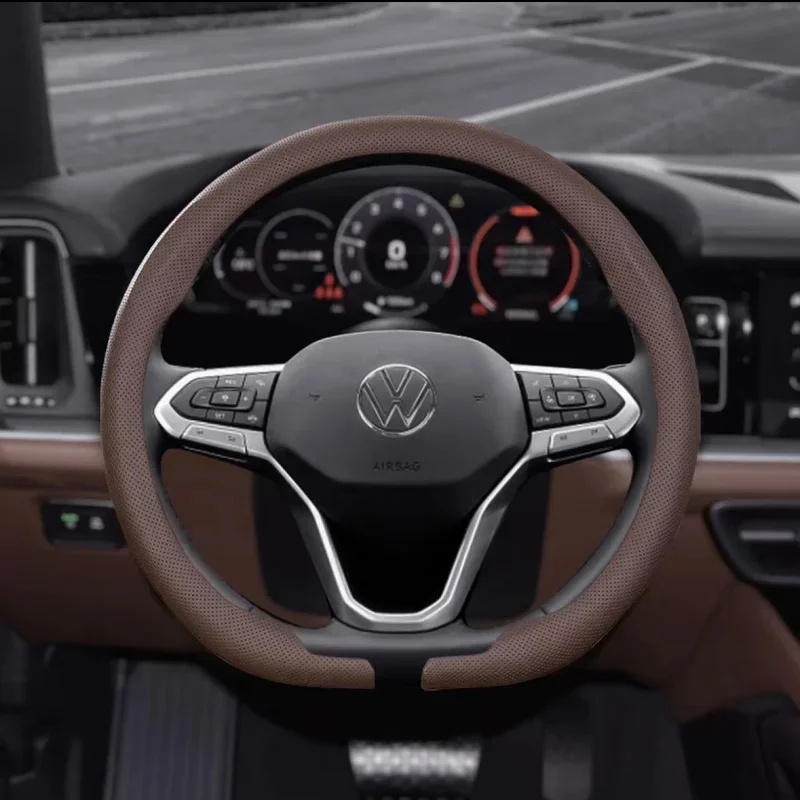 Lenkradbezug Rutschfest Atmungsaktiv Lenkrad-Zubehör für Tesla Model 3, Model X, Model S und Model Y (2019-2026) – Detail 16