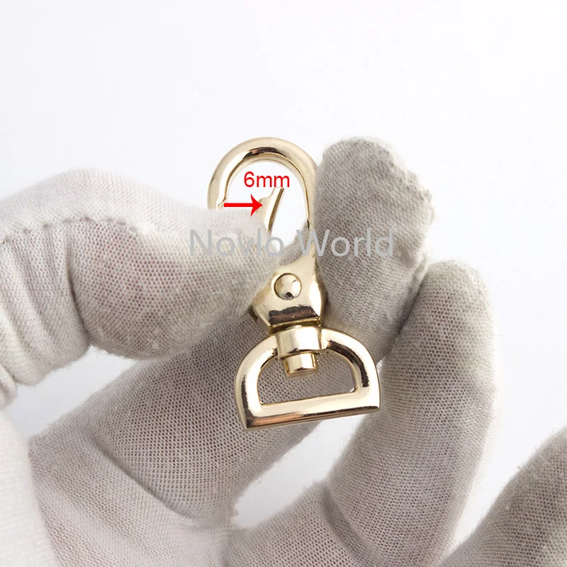 20-100pcs 41x13mm Gold Silver D Shape Buckles traveller hook for luxury bags