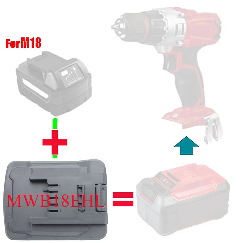 Batterie Werkzeug Konverter Adapter Für Makita Für DeWalt Für Milwaukee Für Bosch Für Metabo Für Hitachi Für Einhell Für Black Decker – Detail 22