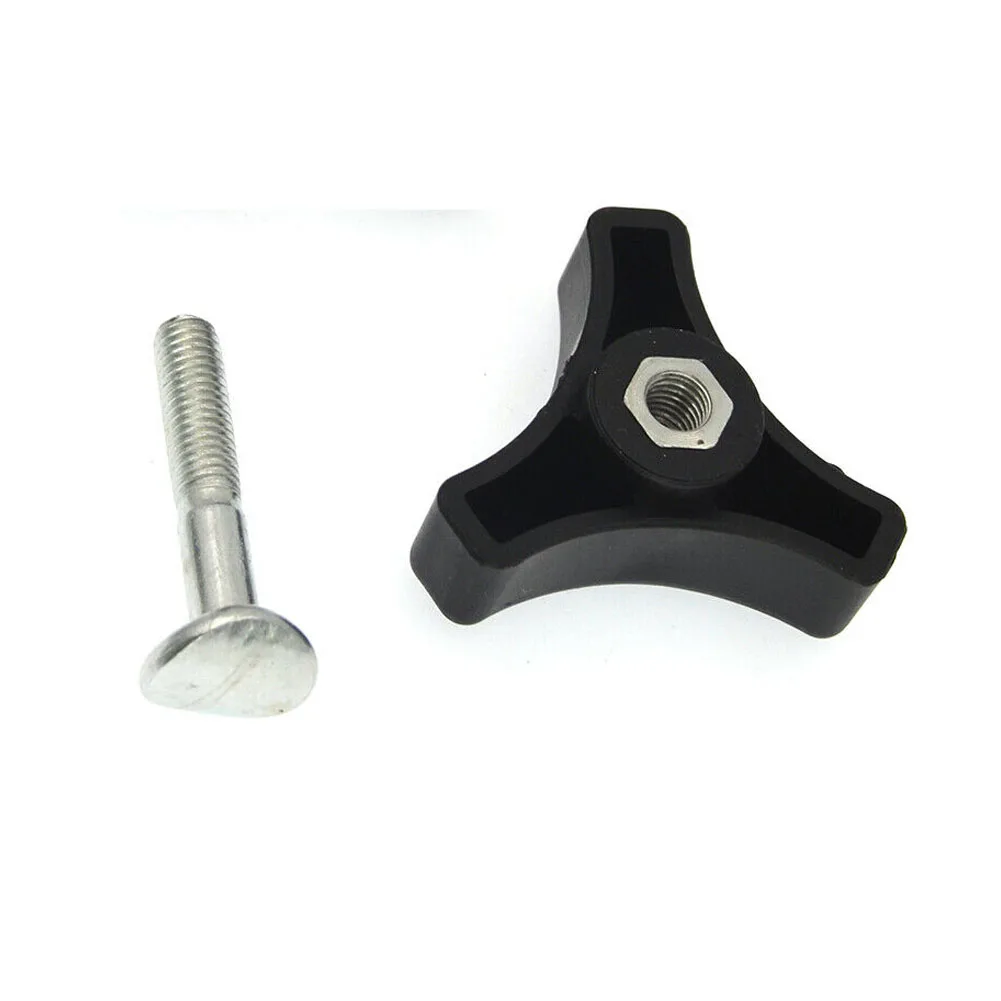Plastic Triangle Nut Screw Handle Knob Nut Screw Bolt For Lawn Mower Machine Replacement Parts