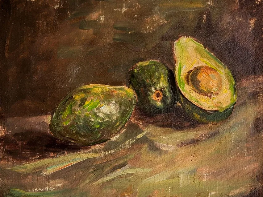 Gourmet Fruit Still Life Canvas Wall Art