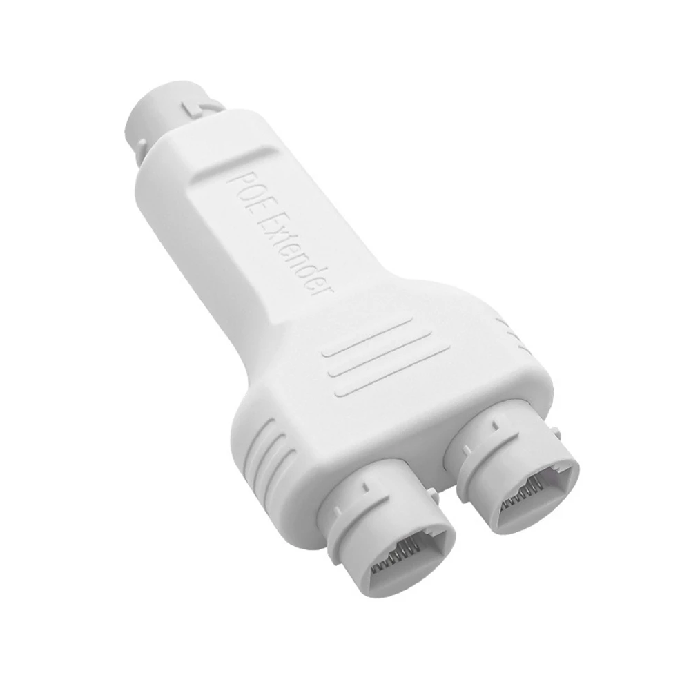 방수 POE 익스텐더, 야외 30W 고출력 플러그 앤 플레이, PoE 스위치 NVR IP 카메라 AP, 2 포트, 1 in 2 Out, 10 Mbps, 100Mbps
