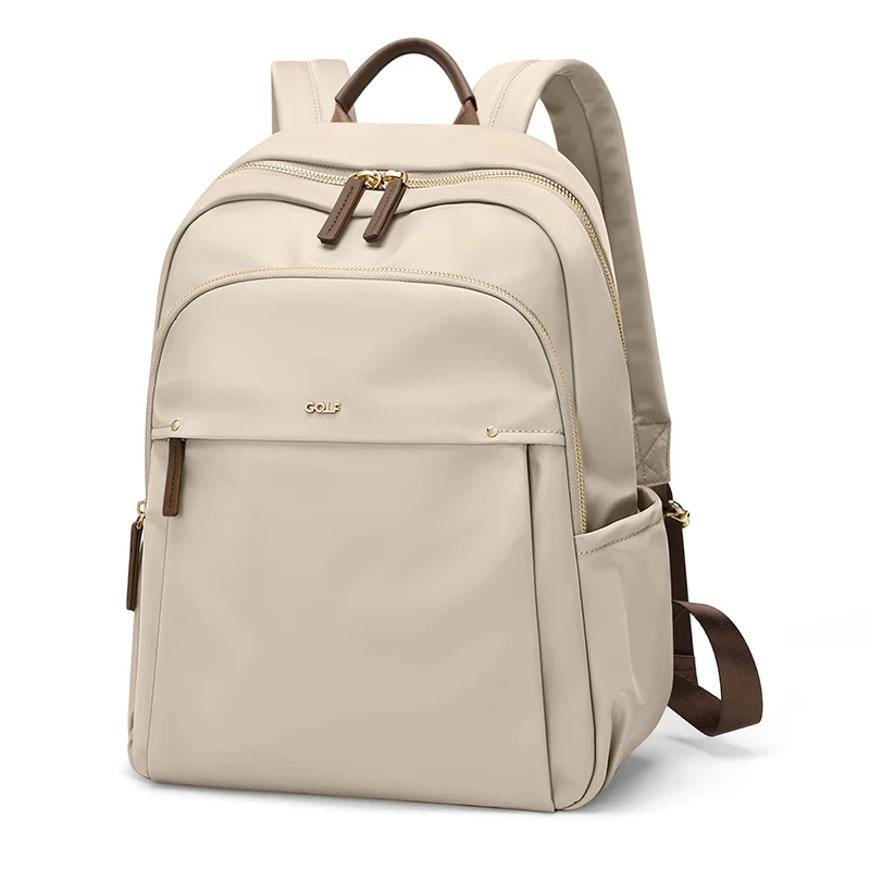 GOLF Laptop Backpack 15 inch Women Backpacks Bags Elegnat Nylon Waterproof Back Pack with Secret Pockets Anti Theft High Quality 2