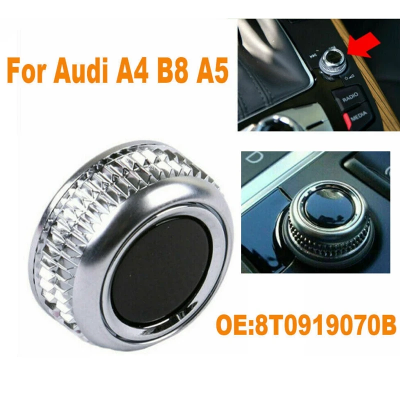 

MMI Volume Adjustment Control Knob 8T0919070B For Audi A4 A4L B8 A5 S5 RS5 Q5 Car Accessories