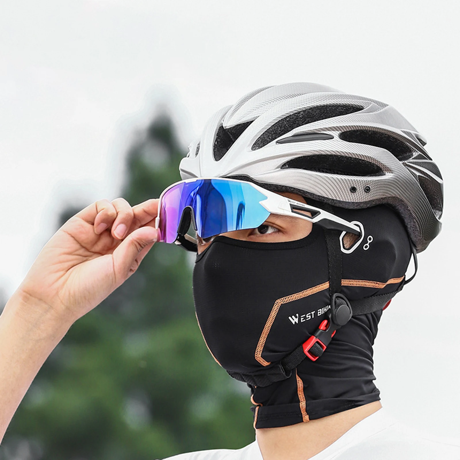 

Ice Silk Cycling Headwear Hiking Fishing Scarf Breathable Outdoor Cycling Sun Protection Headgwear Sweat Wicking Balaclava