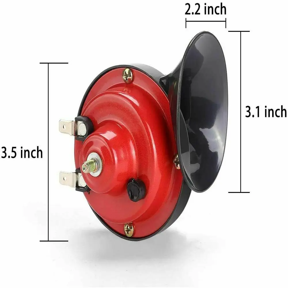 Auto Elektrische Schnecke Horn Motorrad 12V Zug Horn Lkw Auto Styling Air  Horn 300 DB Auto Zubehör