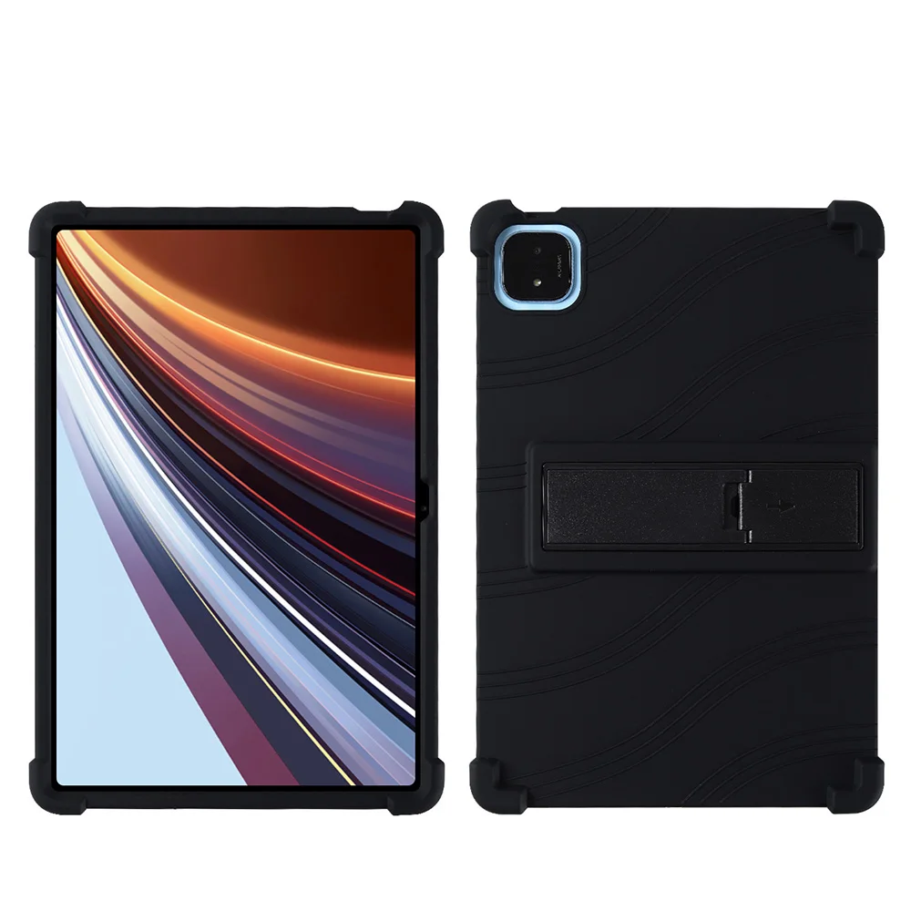 Shockproof Soft Silicone Protective Stand Case Cover