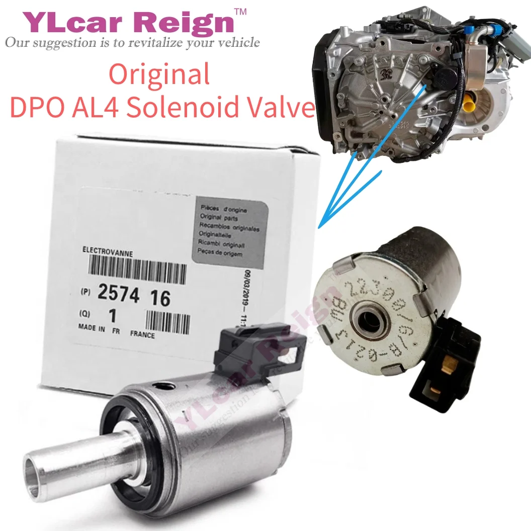 

DP0 AL4 DPO Automatic Transmission Gearbox Solenoid Valve 2574.16 257416 for 4-Speed RENAULT PEUGEOT 307 CITROEN Car Accessories