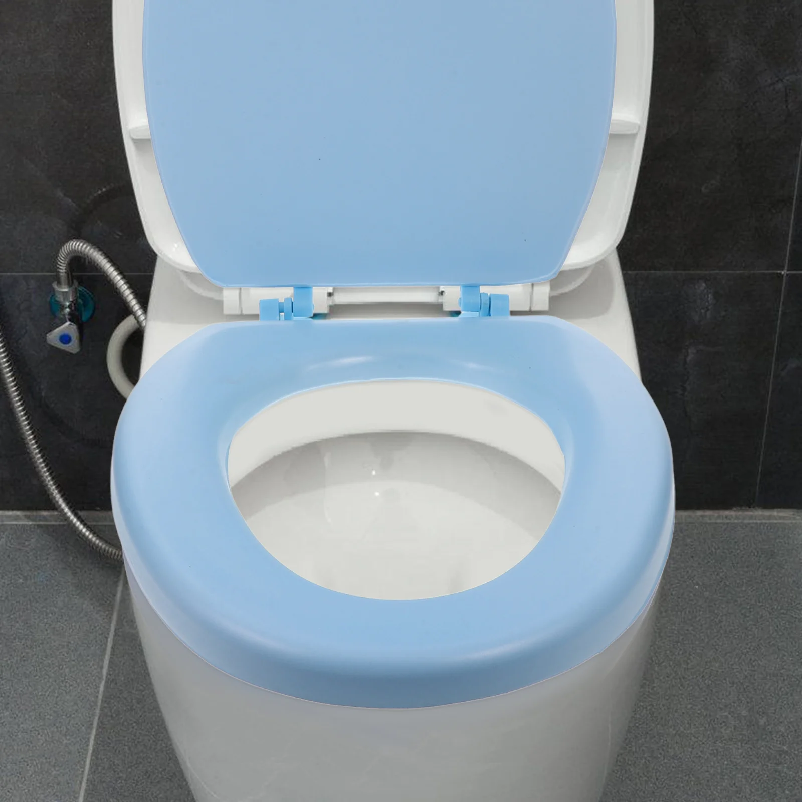 Foam Toilet Seat Thick Design Soft Material Enhanced Support Elongated Bathroom Toilet Seat Spacer For Part With