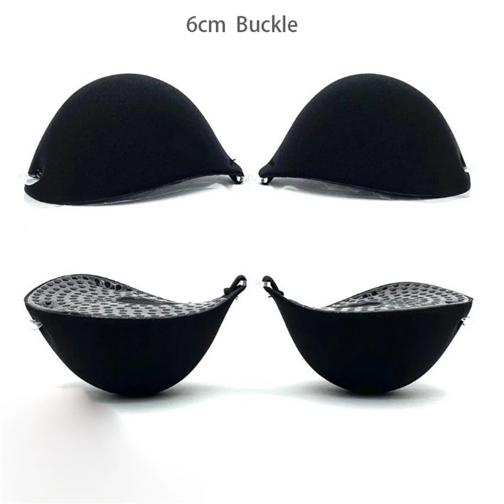 2.5/3.5/5/6CM Thickened Chest Sticker Thick Invisible Bra Flat Chest Display Big Silicone Breast Sticker Bridal Wedding Dress