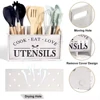 Kitchen ForUtensil Holder With 4 Compartment Storage Dont Have To Worry About Tipping Over Organizer Style 1 2
