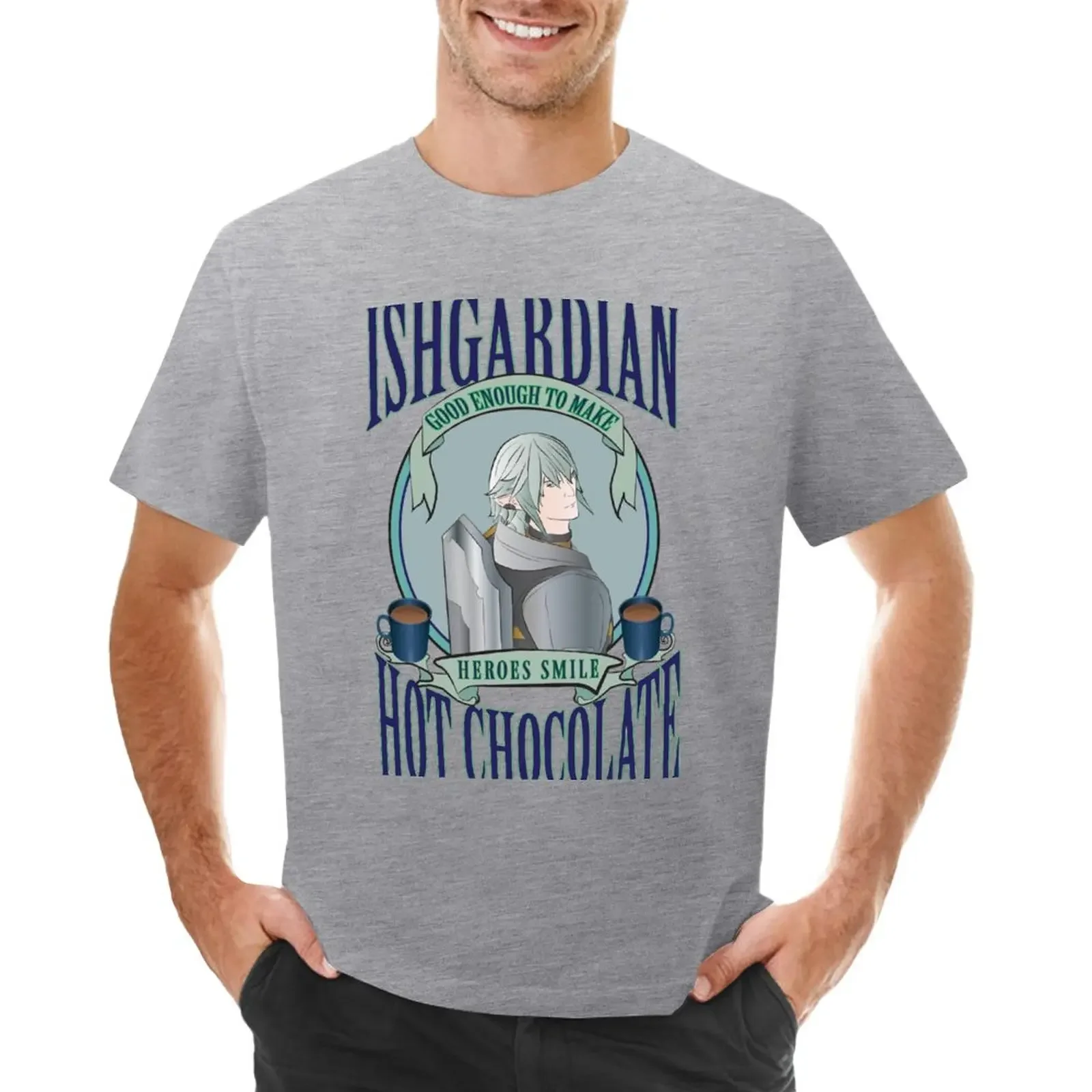 

Футболка с изображением горячего шоколада, индивидуальный дизайн для мужчин