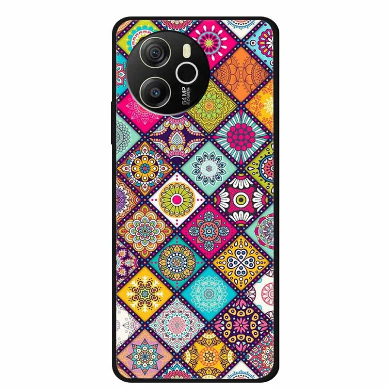 Cartoon Black Silicone Soft TPU Phone Cover - Protective Case