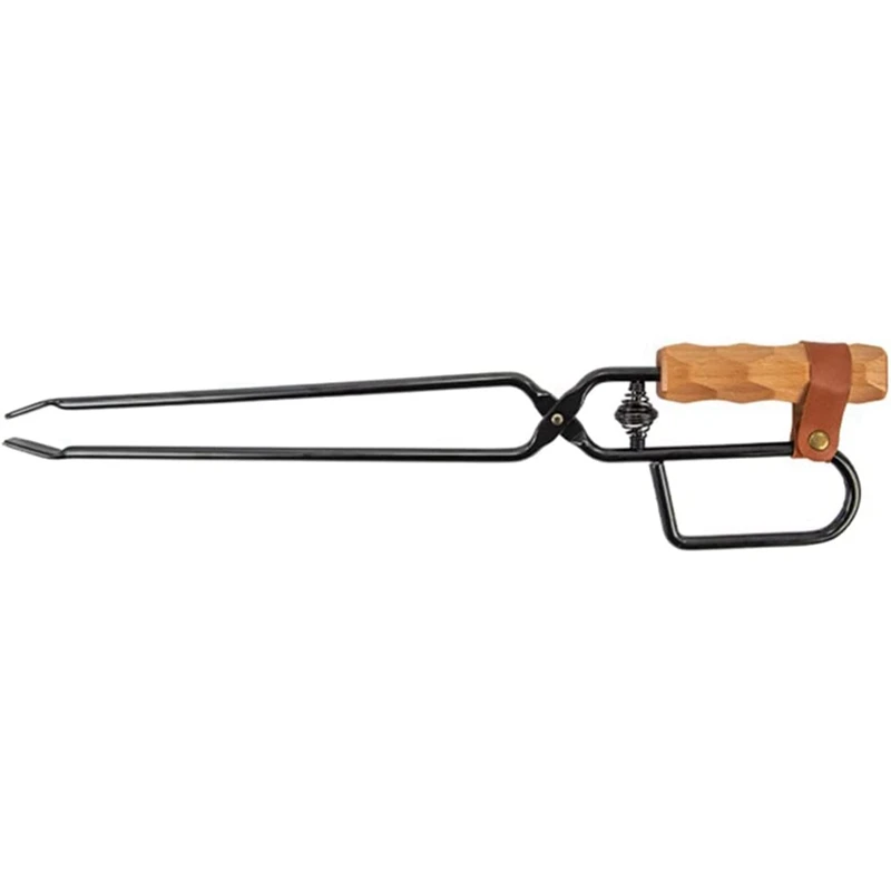 

Charcoal Scissors Barbecue Tongs Long Heavy Duty Grilling Tongs For Fireplace Camping Wood Stove