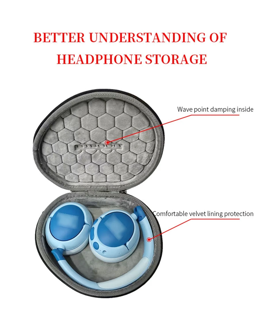 Hard EVA Storage Bag for JBL JR470NC JR460NC Portable Headphone Box Children's Headset Travel Carrying Case
