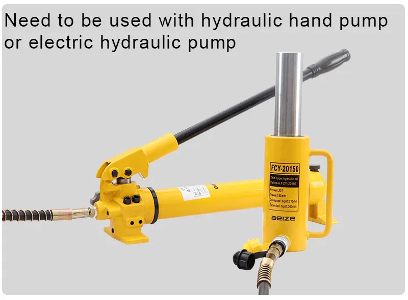 Выход 20T, ход поршня 150 мм, длинный гидравлический цилиндр ...