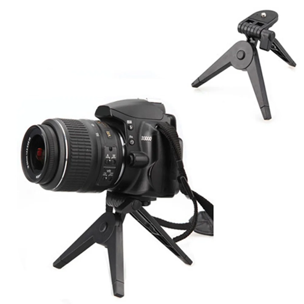 Camera Tripod Universal Portable Folding Stand for Canon Nikon Camera DV Camcorders DSLR SLR Accessories Strap Belt
