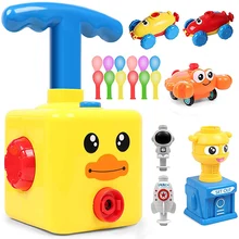 

Gift Balloon Powered Launch Car Fun Balloon Toy Launch Tower Inertia Aerodynamic Car Educational Toy