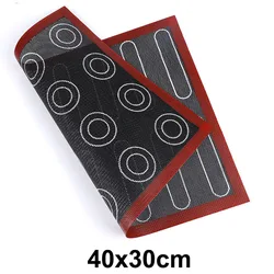 Professional Grade Nonstick Silicone Baking Mat for Macarons and Pastries (Perforated Mat 2)