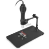 NEWACALOX Magnetic Flexible Arm Soldering Third Hand PCB Holder with 360 ° Rotating Hot Air Gun Stand Welding Workbench 4