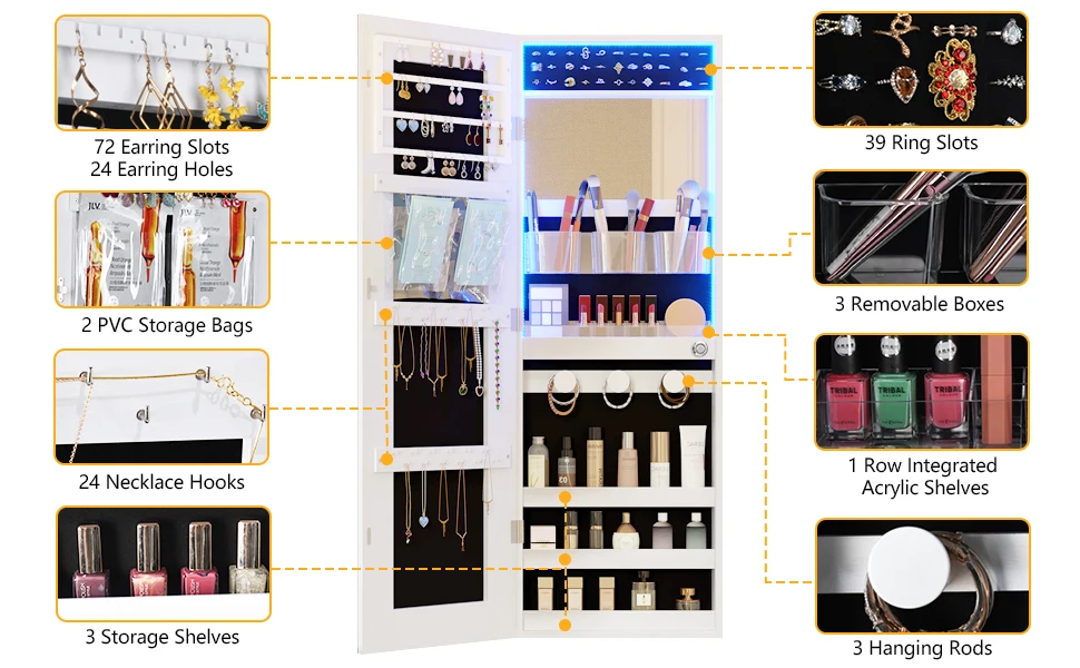 Large Capacity Cabinet-The cabinet's storage space is very large and is in great order