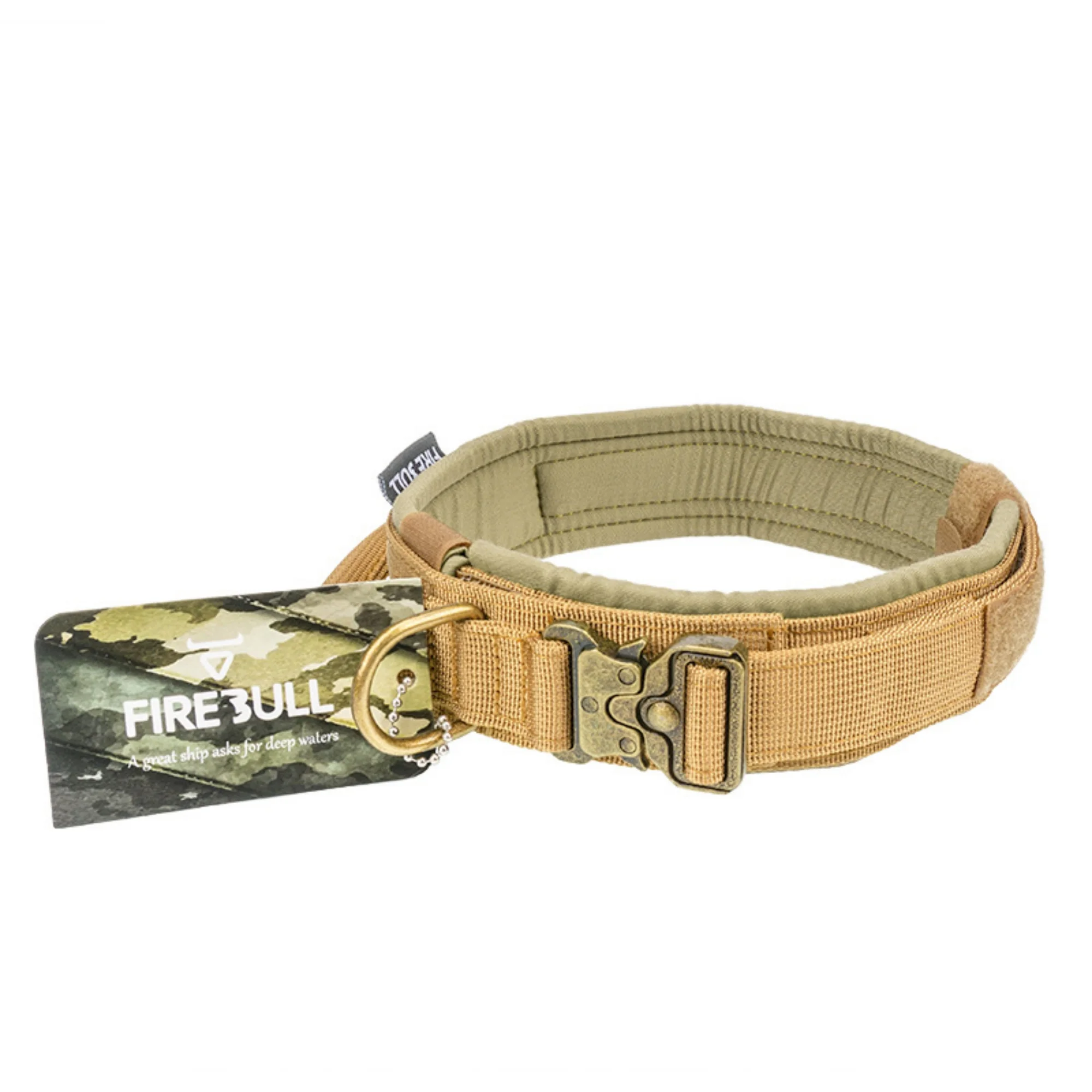 Dog collar nylon tactical collar pet outdoor large and medium-sized military dog training tactical dog strap dog collar pet collar