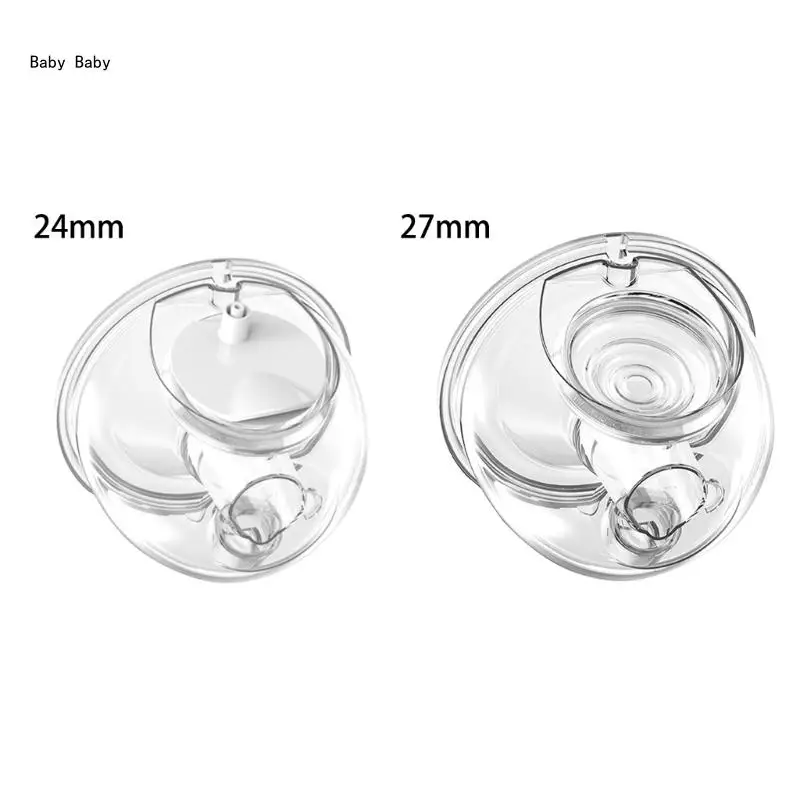 

Breast Pump Flange Cover 24/27mm Collector Cup Breast Pump Replacement Accessories Protects Your Privacy while Pumping