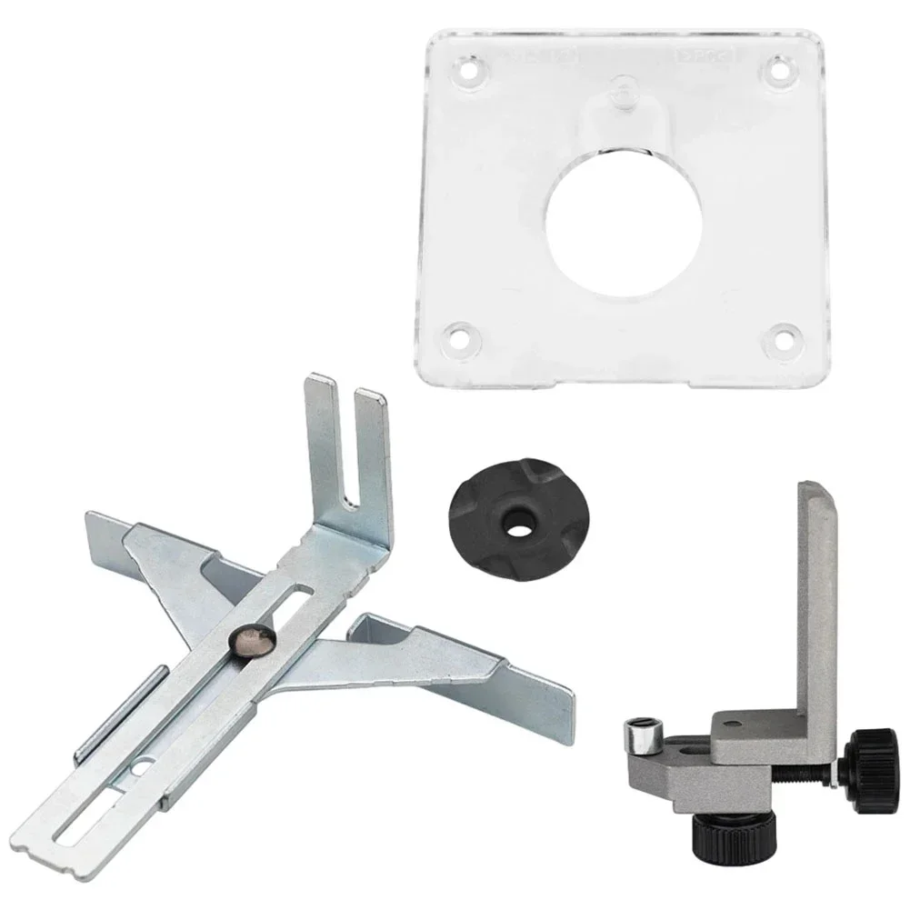 Router Edge Guide Template Guide Trimmer Straight Trimming Machine Accessories Spanner Wrench for 3701 3703 3709 Woodworking Tool