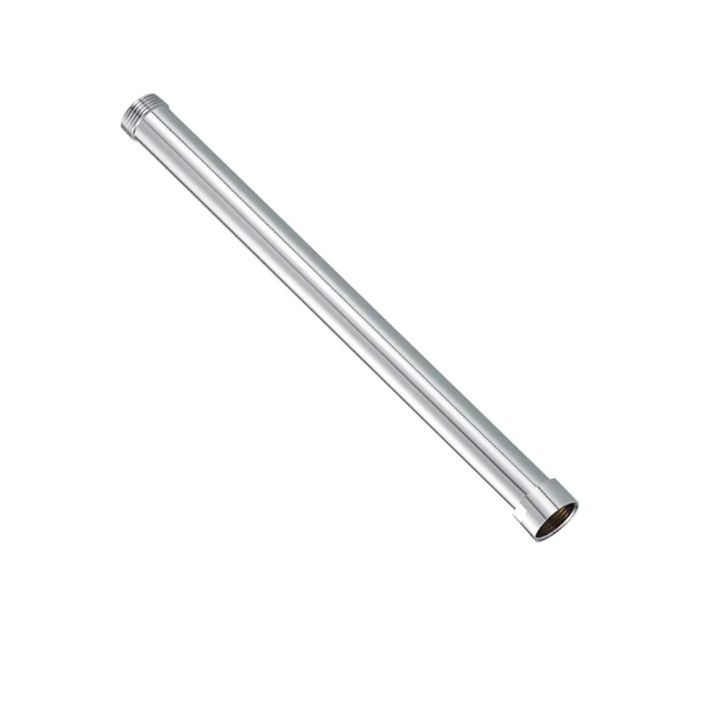 Round Shower Extension Rod Bracket 30cm Extension Tube Bathroom Accessories Shower Pipe Extension Shower Head Extender Adjustable Shower Bracket