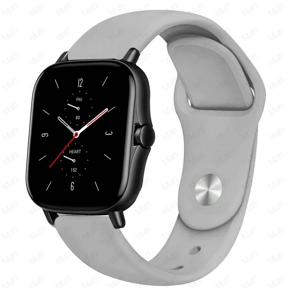 Silicone Sport Watch Band - 20mm/22mm Adjustable Strap