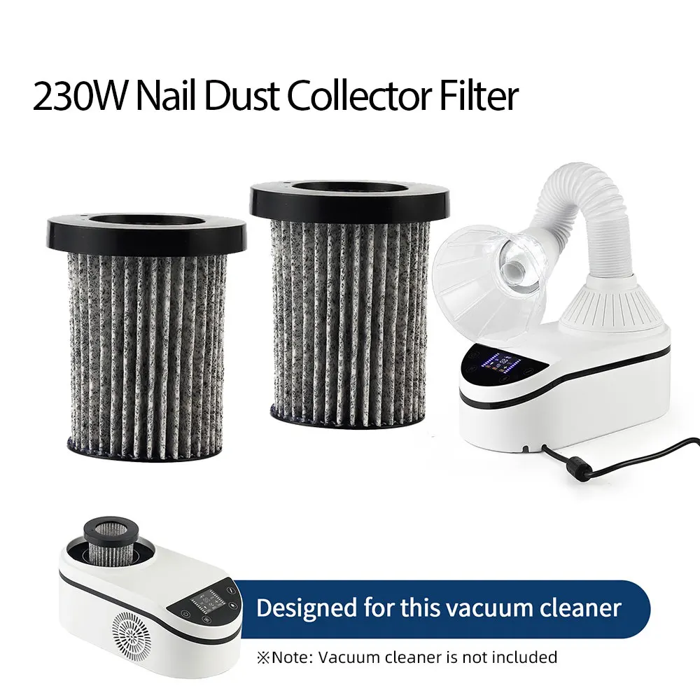 230W Nail Dust Collector Filter for Super Power 360° Rotatable Nail