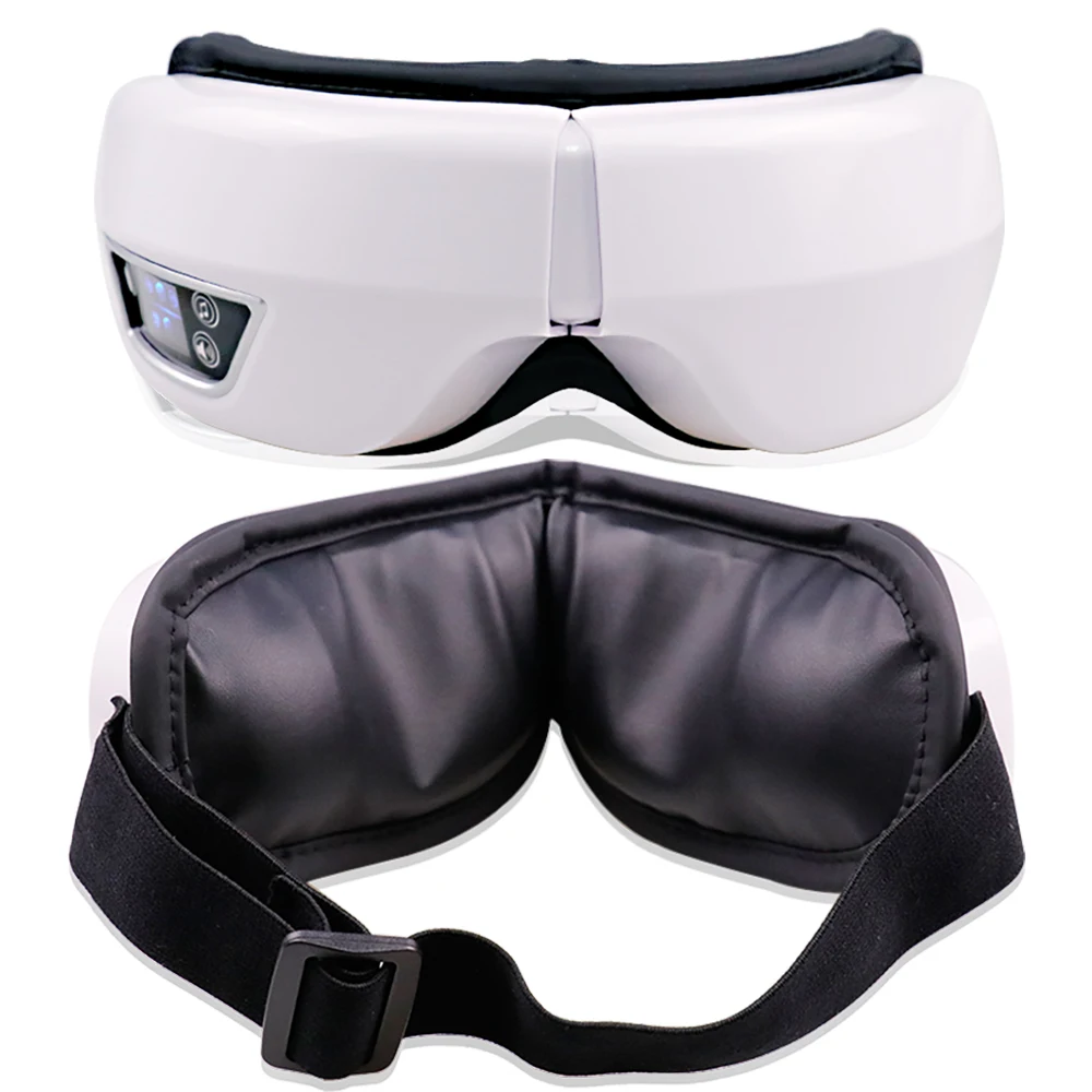 مدلك العين الذكية قابلة للطي الاهتزاز وسادة هوائية...