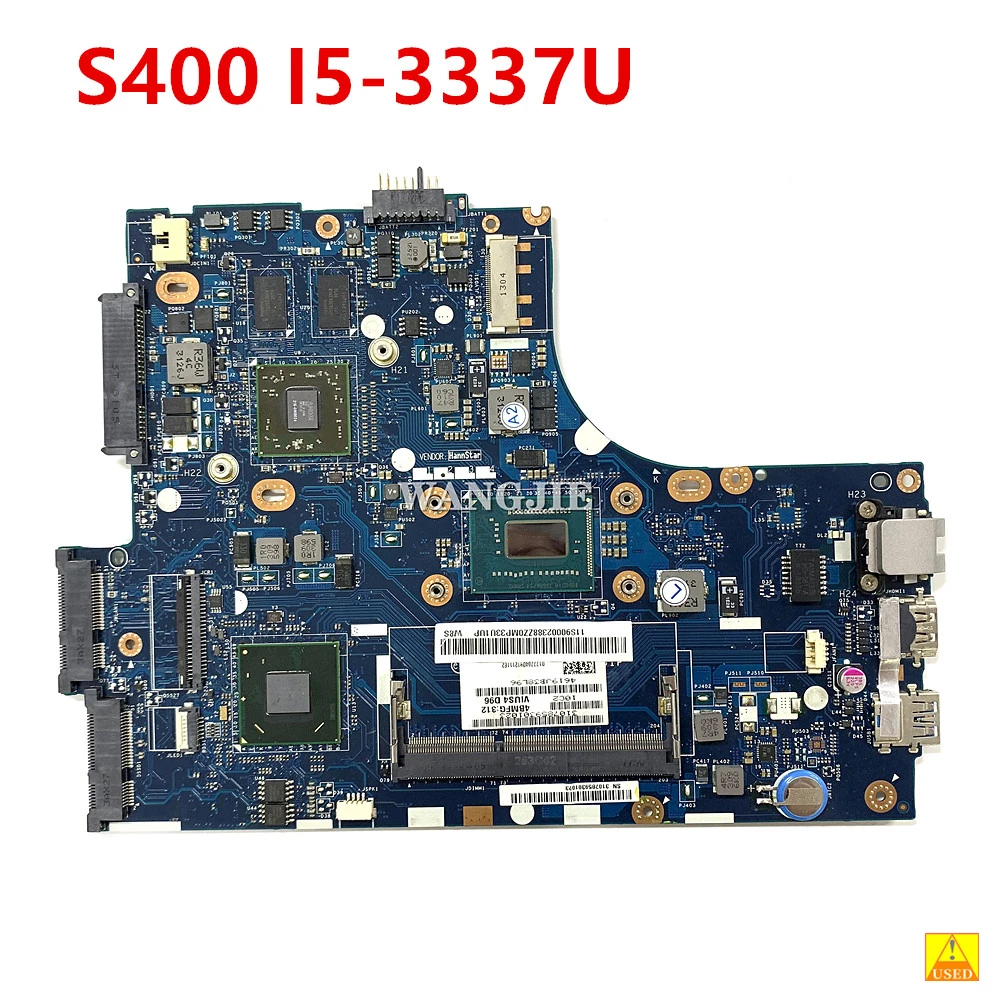 

Б/у 90002388 VIUS3/VIUS4 LA-8951P для ноутбука Lenovo Ideapad S400, материнская плата MB W8 DIS I5-3337U 100%