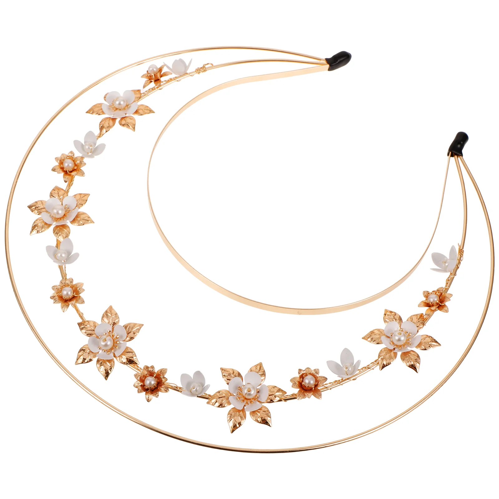 

Женская металлическая повязка на голову, с цветами