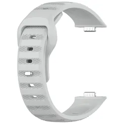 Sport Silicone Replacement Wristband Strap - Premium Bracelet Accessory for Huawei Fit 3 (Light gray)