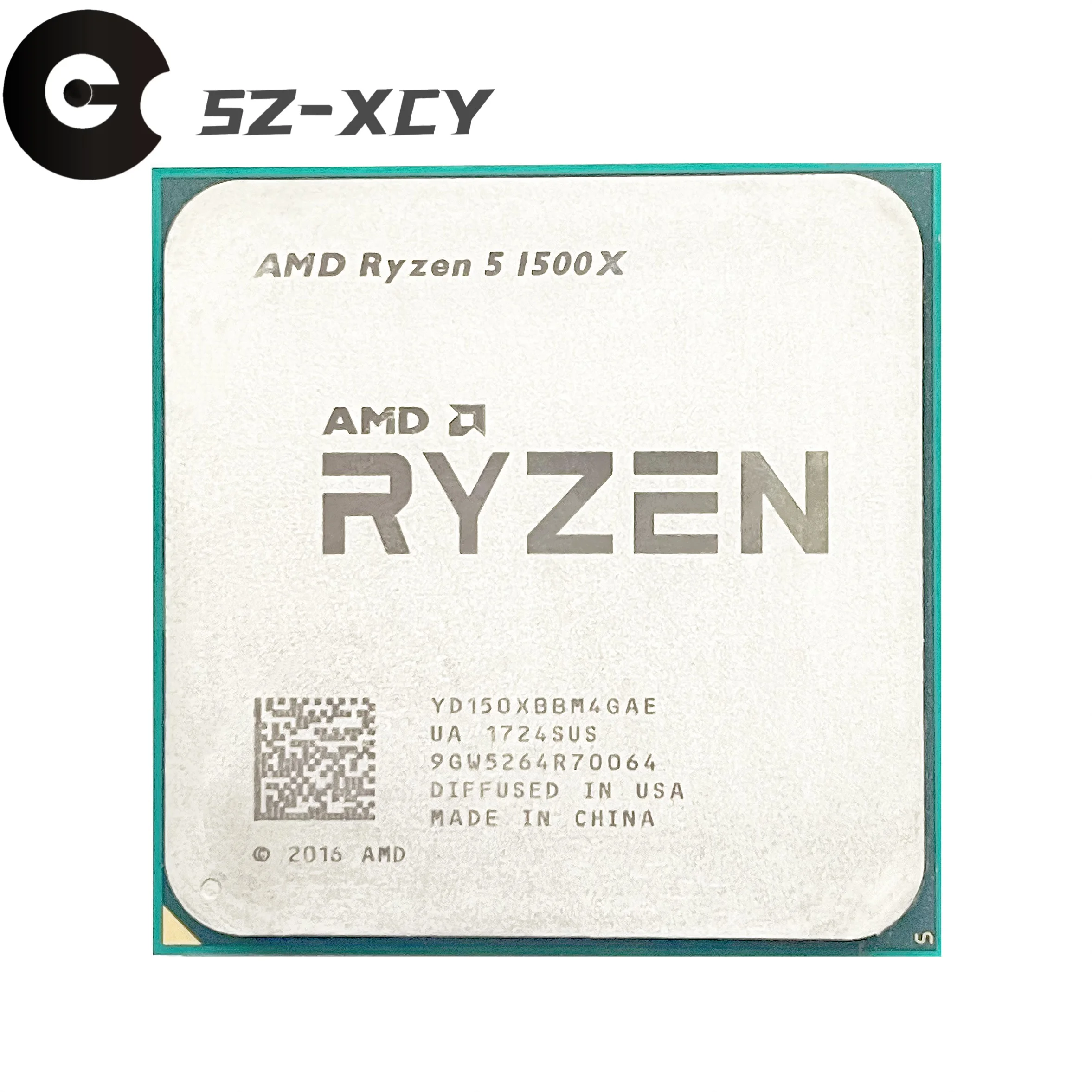 AMD Ryzen 5 1500X R5 1500X R5-1500X 3.5 GHz Quad-Core Eight-Core CPU Processor L3=16M 65W YD150XBBM4GAE Socket AM4
