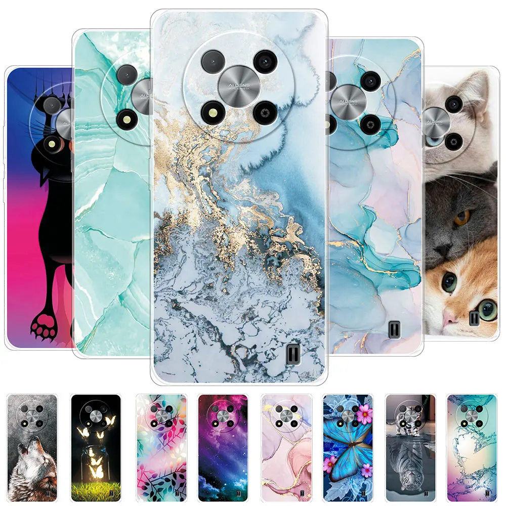 Per Zte Blade A73 Custodia Fashion Clear Custodia Morbida In Silicone Per Zte Blade A72S Proteggi Cover Coque Per Zte Blade A71 A7P Funda