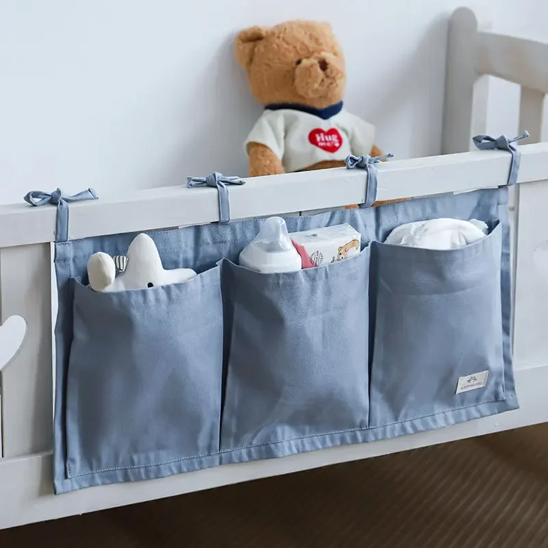 

Healthy and Tasteless Baby Fence Bed Storage Hanging Bag Environmental Protection Wear Resistant Bed Diapers Toy Storage Bag