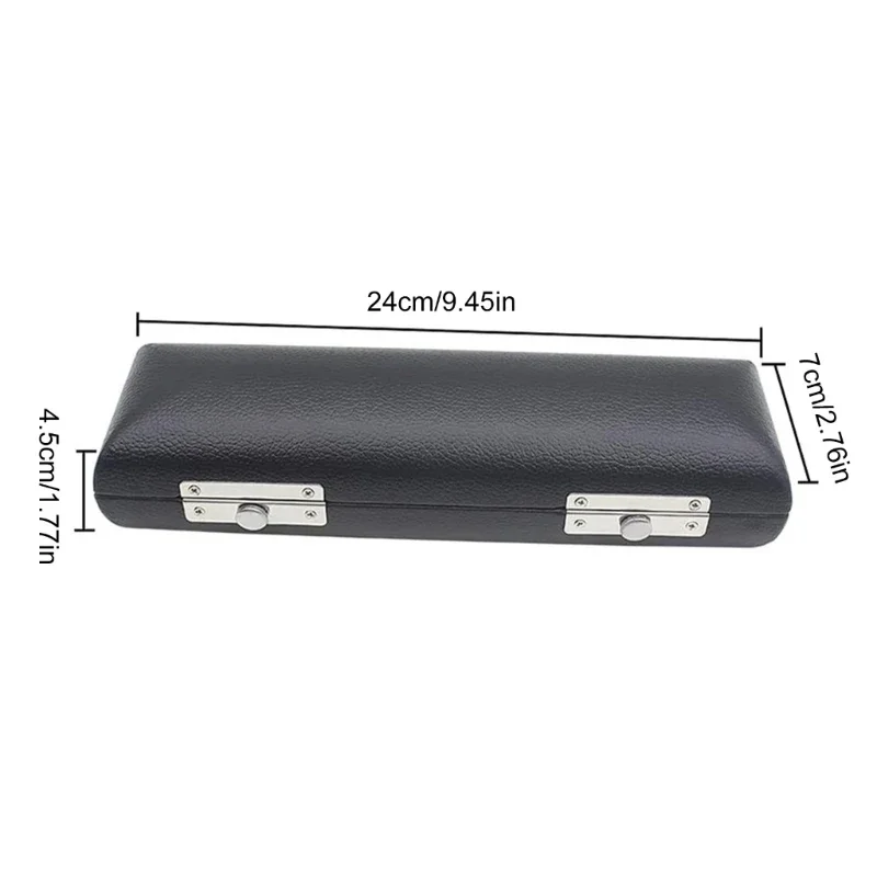 Key of C Piccolo Flute 16 Hole Piccolo with PU Leather Box & Cleaning Tool for Beginner Kids Student Instrument