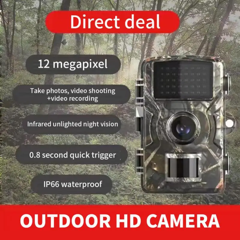 Wildlife Trail Cameras 24MP 1080P IP65 Hunting Camera HC801A PIR Sensor